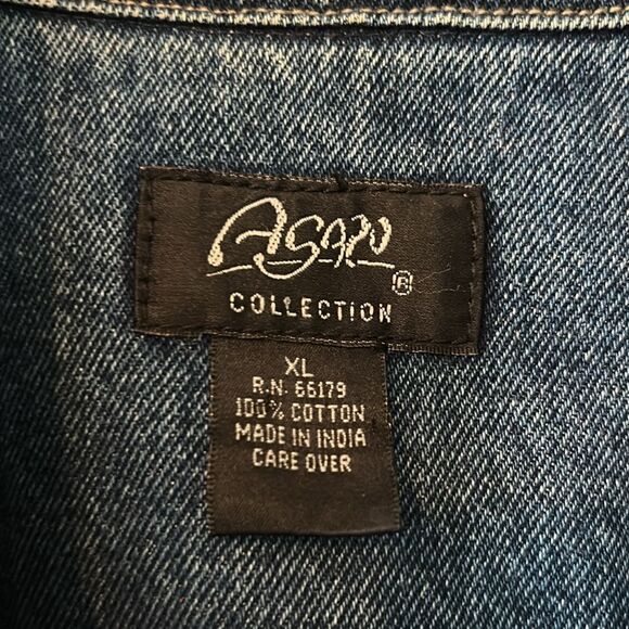 Agapo VIntage Denim Jacket - Size XL - Picture 2 of 8